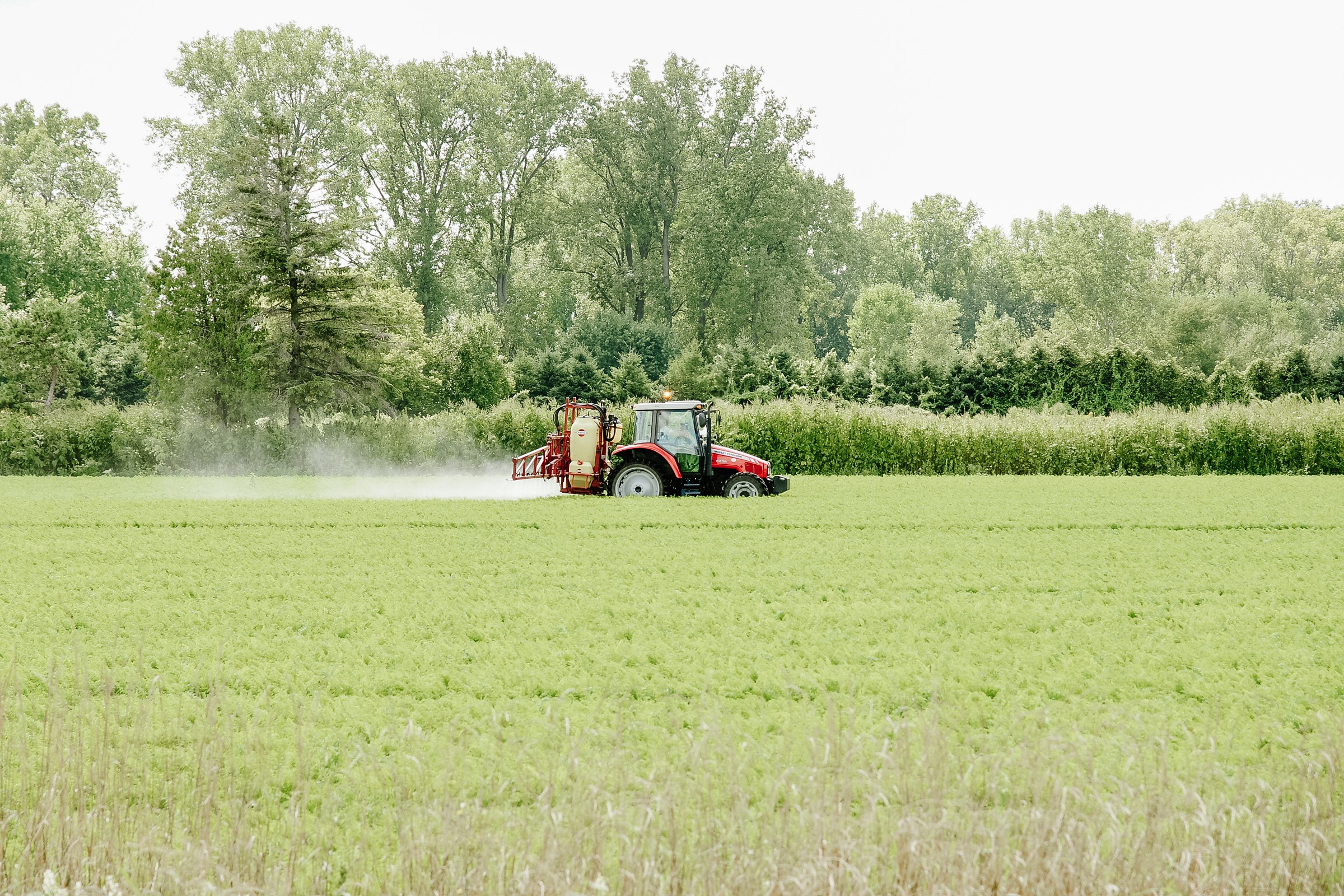 tractor in field