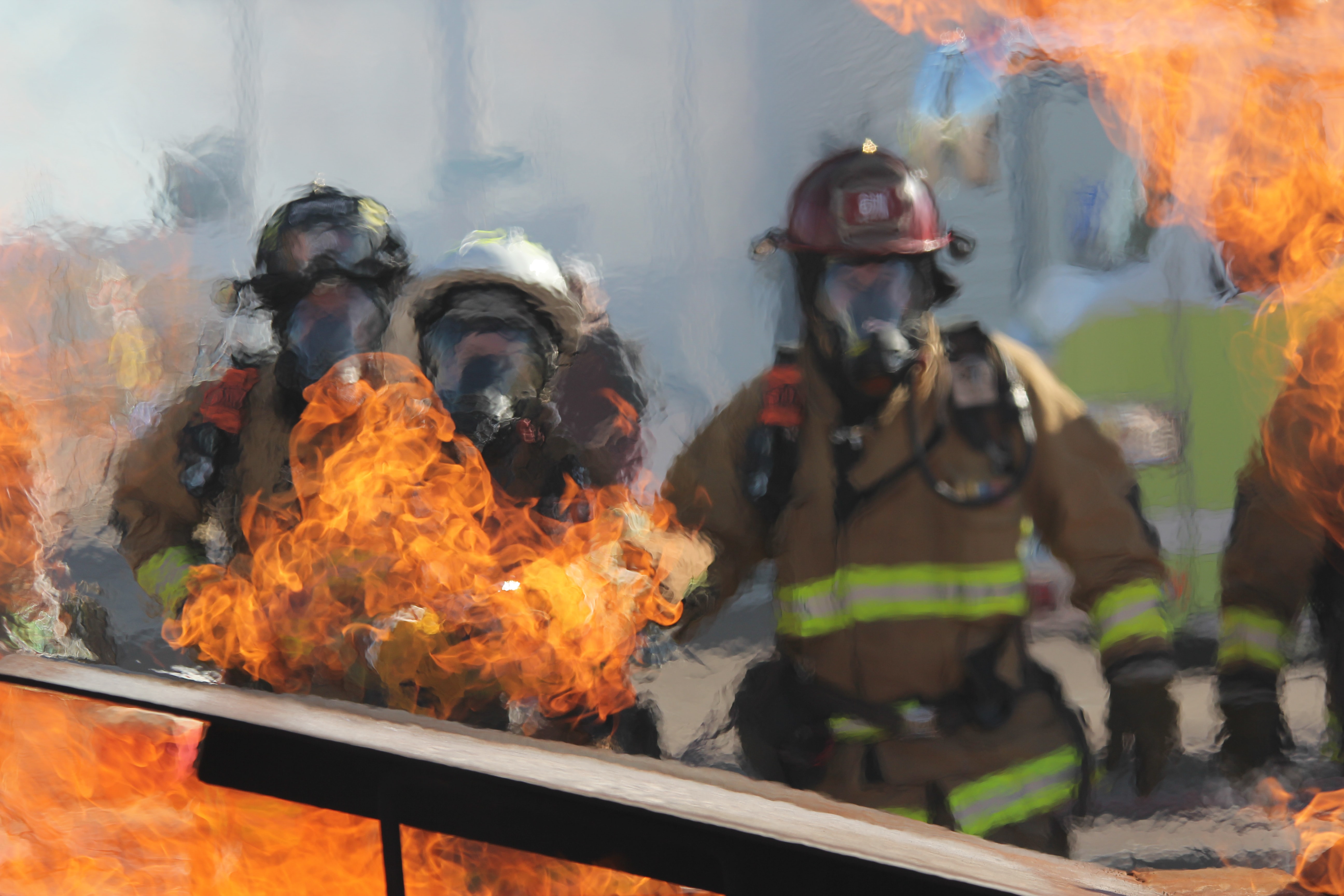 fire fighters and fire
