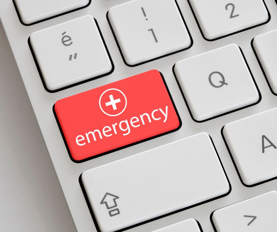 emergency button on keybaord