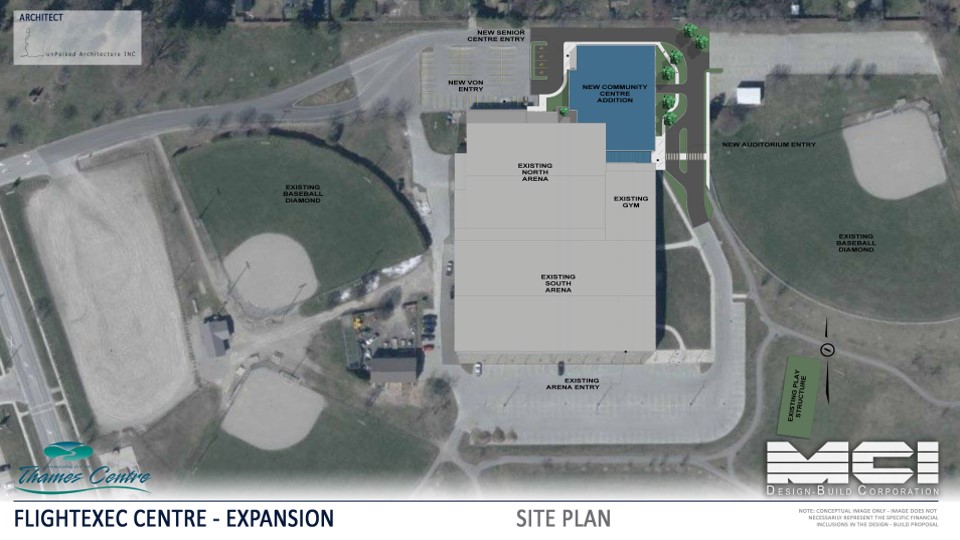 Site Plan of FlightExec Centre map of FlightExec Centre