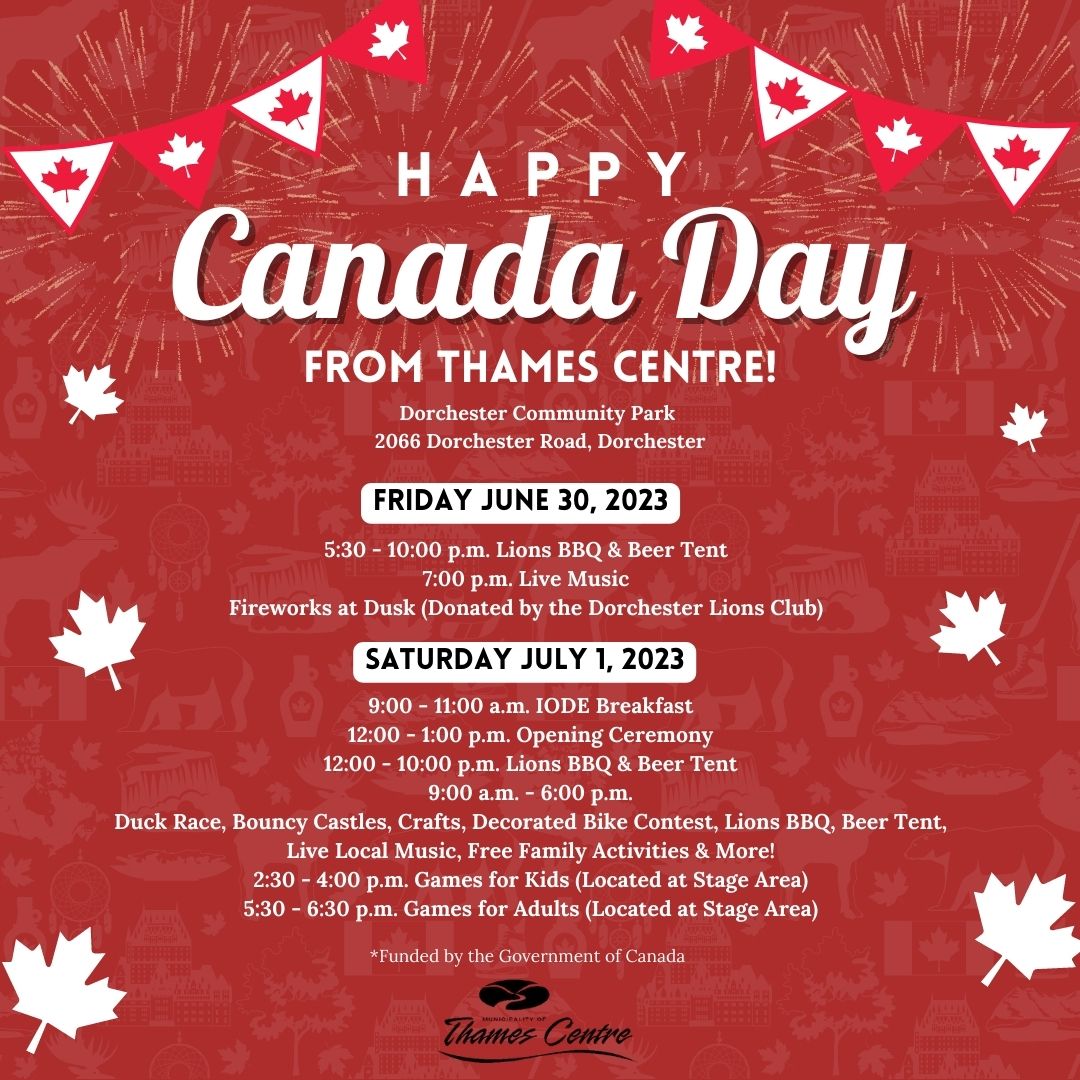 Canada Day 2023 Happy Canada Day Poster