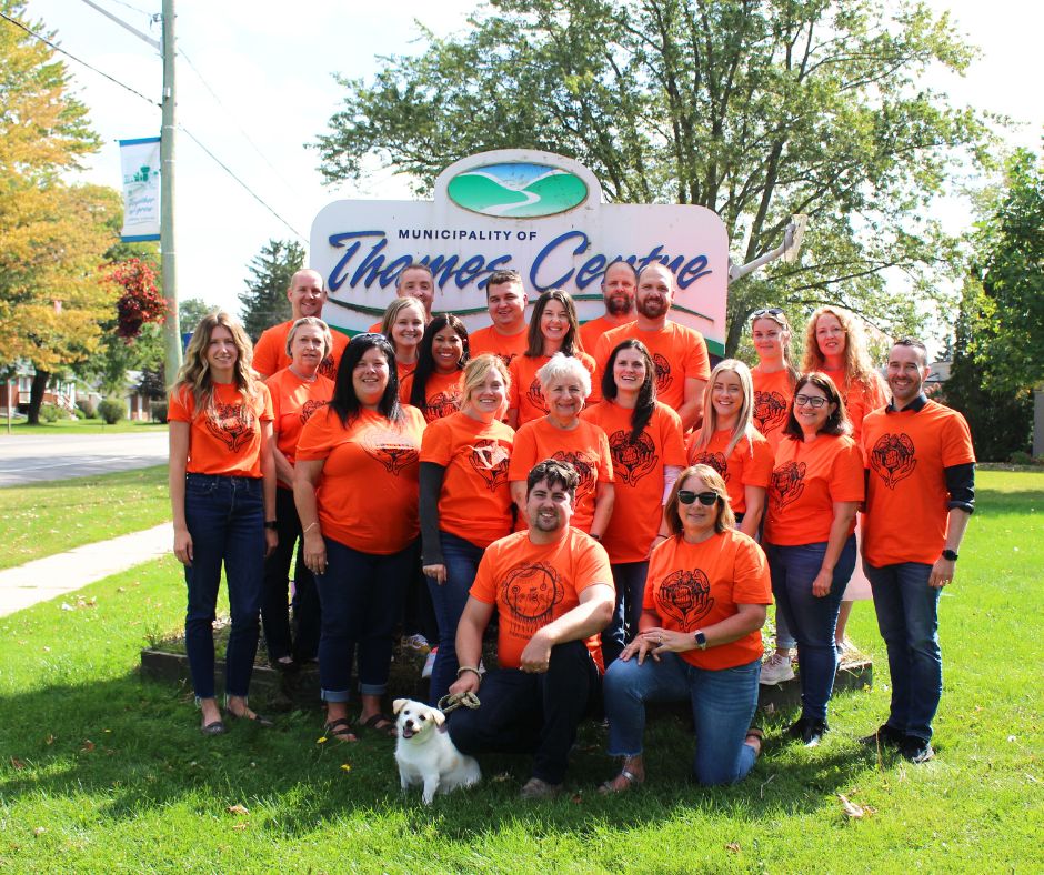 Thames Centre Council and Staff - Orange Shirt Day Thames Centre Staff - Orange Shirts