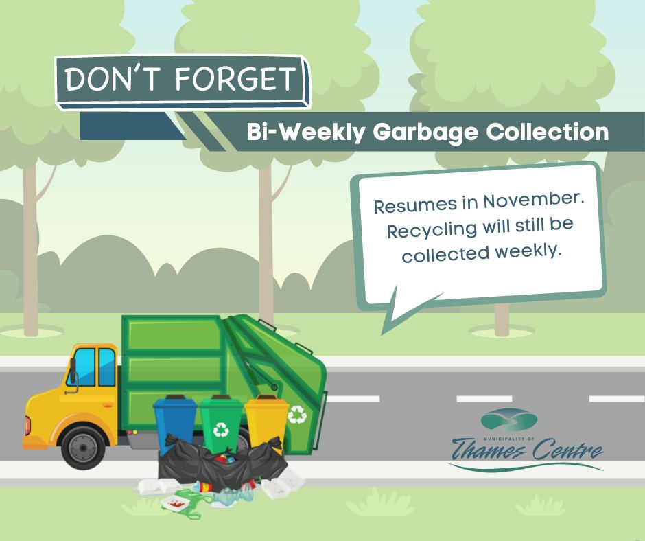 Garbage Truck picking up garbage