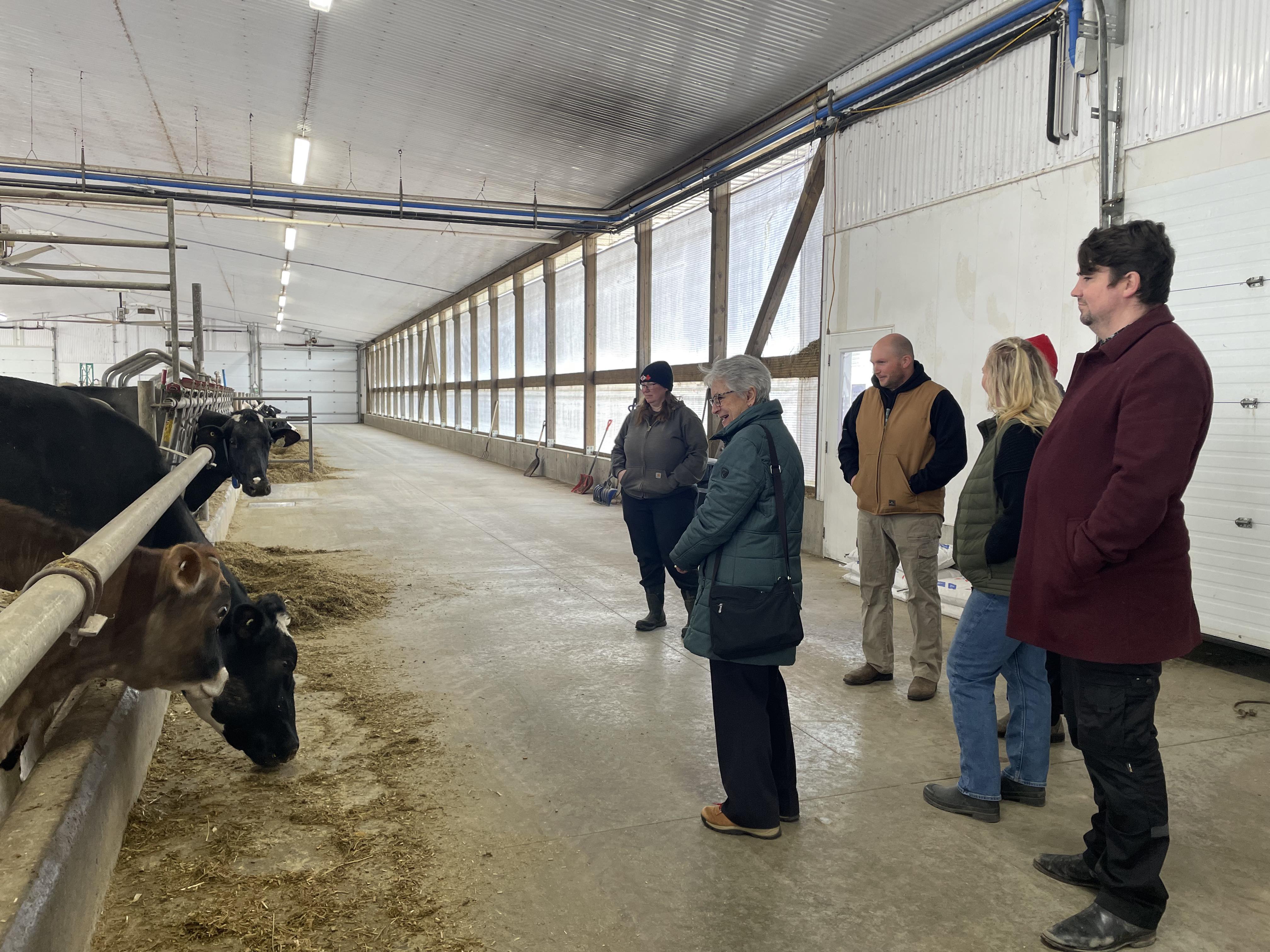 council with mistyglen creamery staff