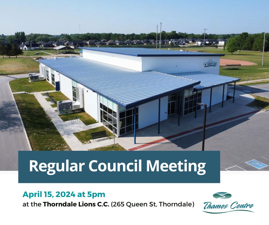 aerial thorndale community centre