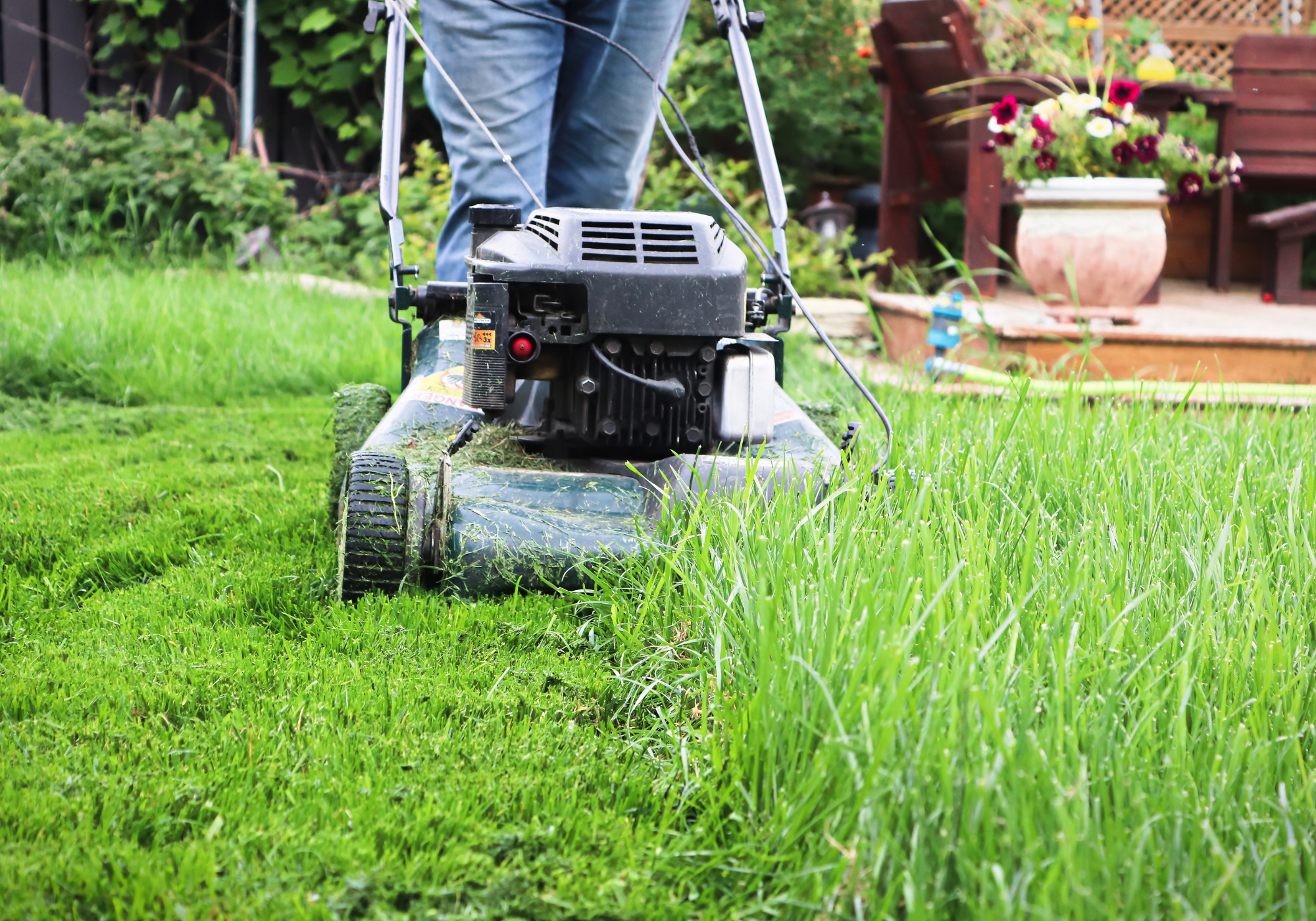 mowing