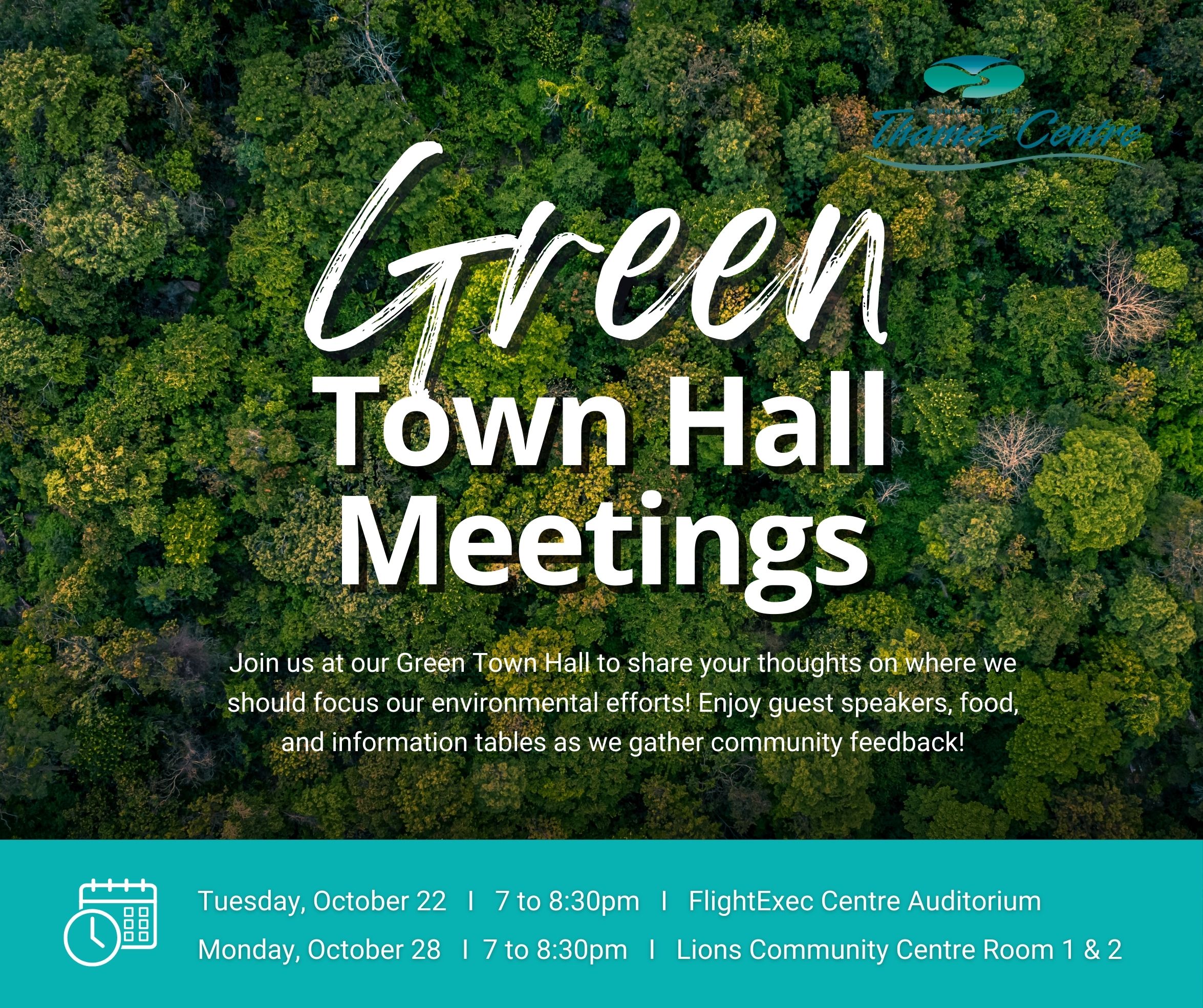 Green Town Hall graphic