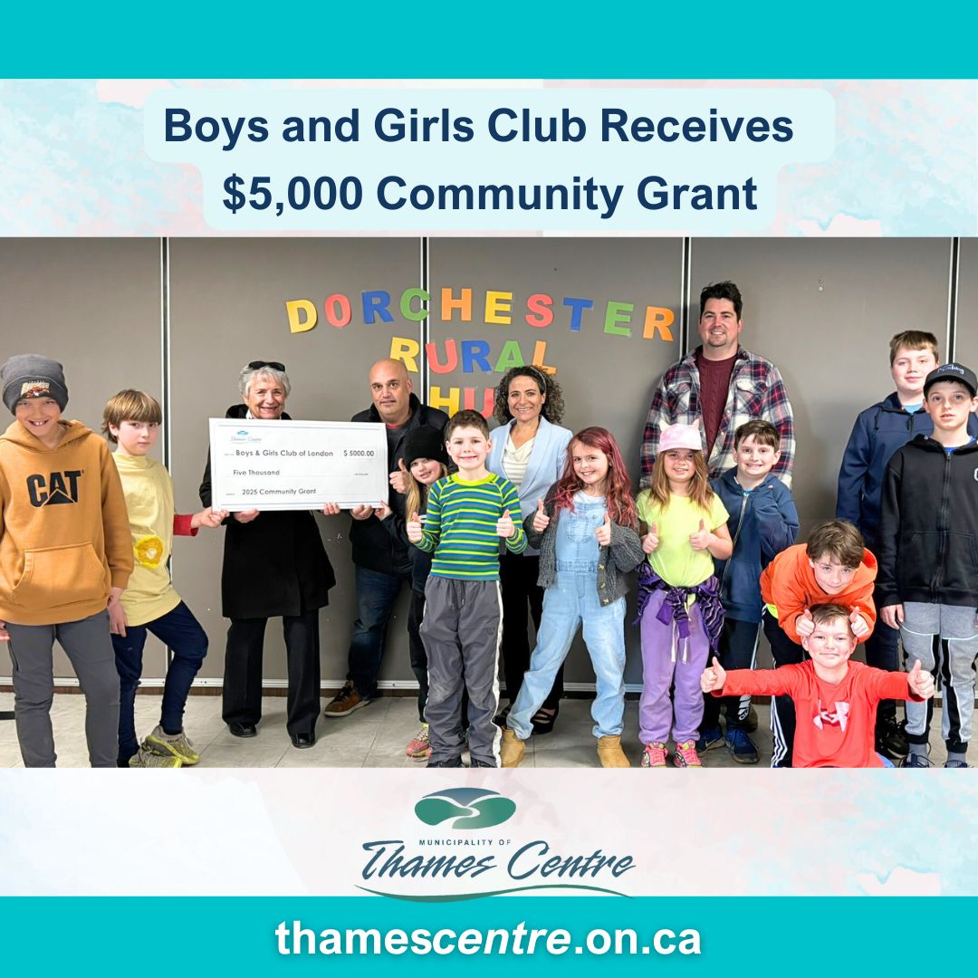 BGC London Receives Cheque