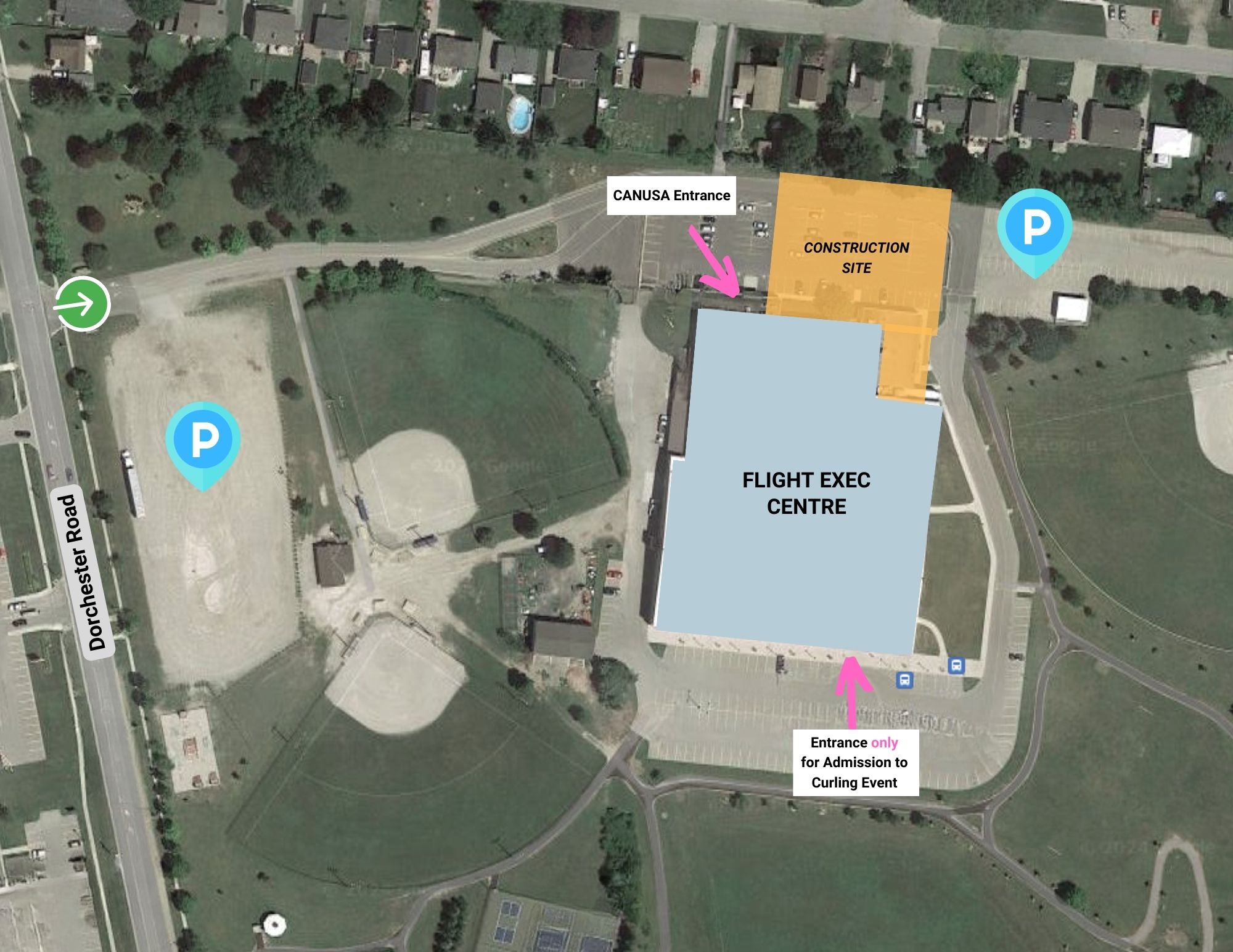 flight exec aerial map