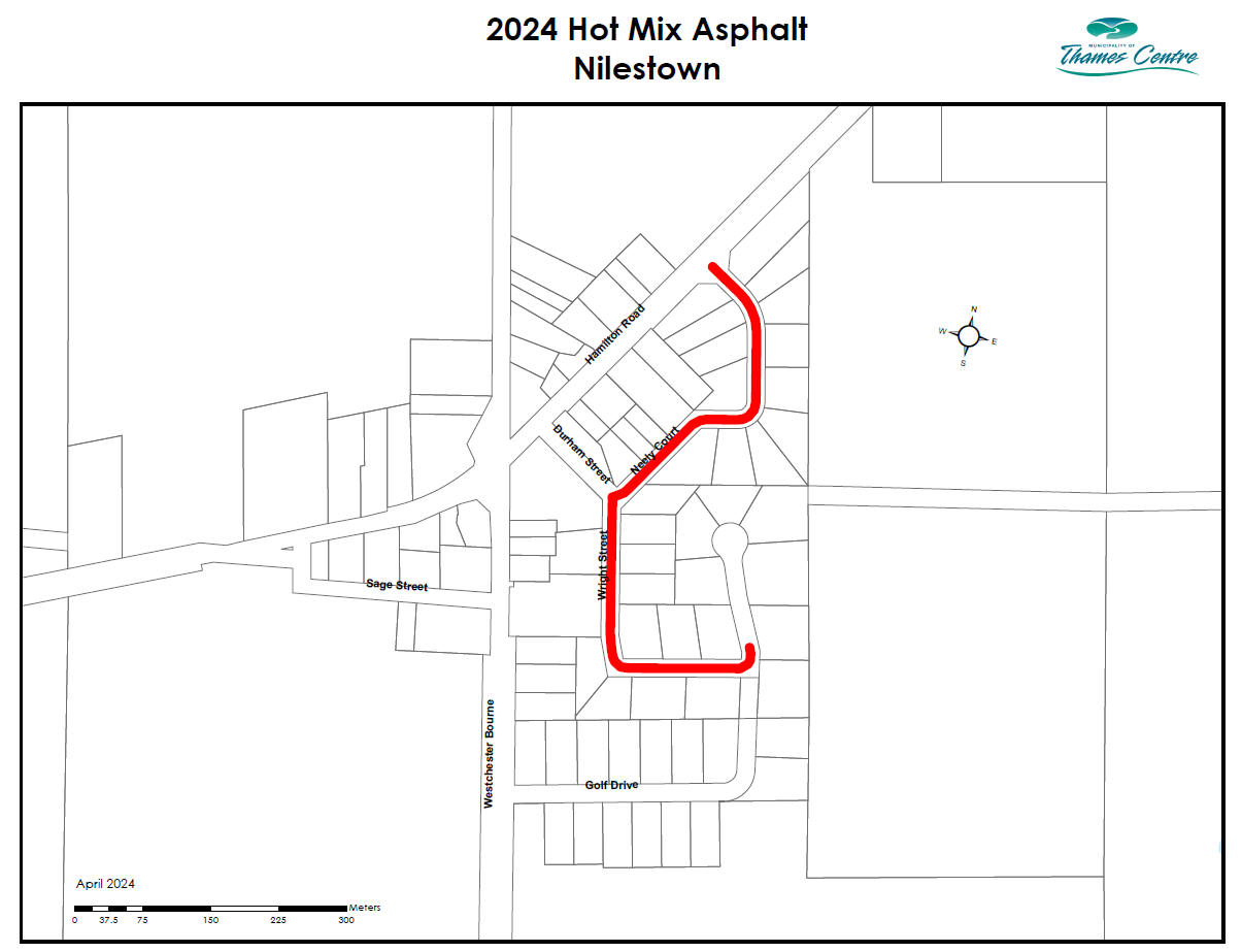 nilestown hot mix location spots on map