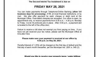 A picture of the notice, that is the same information contained on this page.